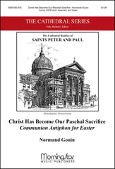 Christ Has Become Our Paschal Sacrifice SATB choral sheet music cover